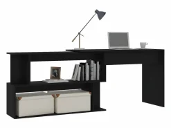 Escritorio de esquina madera contrachapada 200x50x76 cm^Clicnbuy Discount