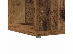 Clicnbuy Escritorio Rinconero|Escritorio de Esquina Madera vieja 101.5 x 149.5 x 149.5 cm