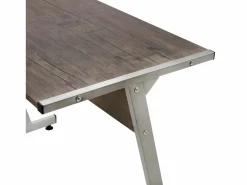 Clicnbuy Escritorio de esquina madera de ingeniería marrón Marru00f3n Discount