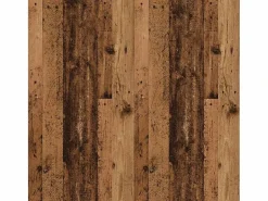 Clicnbuy Escritorio de esquina madera contrachapada madera envejecida Marru00f3n Best