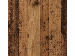 Clicnbuy Escritorio de esquina madera contrachapada madera envejecida Marru00f3n Best