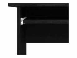 Clicnbuy Escritorio de Esquina Roble 120 x 140 x 75 cm Negro Discount