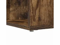 Clicnbuy Escritorio de Esquina Roble ahumado 101.5 x 149.5 x 149.5 cm Marru00f3n Hot
