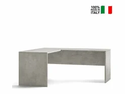 Escritorio de la esquina izquierda oficina de estudio moderna Simply Extra SX - Gris Best