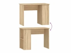 Escritorio de madera contrachapada roble Sonoma 100x55x75 cm^Clicnbuy Discount