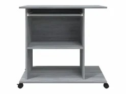 Clicnbuy Mesa De Ordenador|Escritorio de madera contrachapada Sonoma 80x50x75 cm