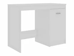 Clicnbuy Escritorio de madera contrachapada 140x50x76 cm Blanco Hot
