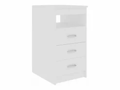 Clicnbuy Escritorio de madera contrachapada 140x50x76 cm Blanco Hot