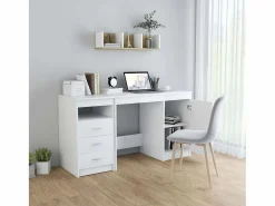 Escritorio de madera contrachapada 140x50x76 cm ES371869^ Discount