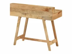 vidaxl Escritorio Tradicional|Escritorio de madera de mango rugosa 100x45x90 cm