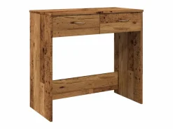 vidaxl Escritorio de madera ingeniería madera envejecida 80x40x75 cm Color natural claro Online