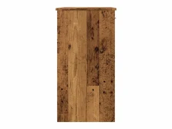vidaxl Escritorio de madera ingeniería madera envejecida 80x40x75 cm Color natural claro Online