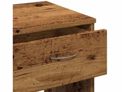 vidaxl Escritorio de madera ingeniería madera envejecida 80x40x75 cm Color natural claro Online