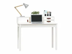 Escritorio de madera maciza de pino 110x50x93 cm^Clicnbuy Best