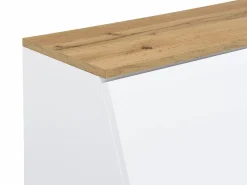 Escritorio de mdf color blanco y natural - DUTASI^Vente-unique Online