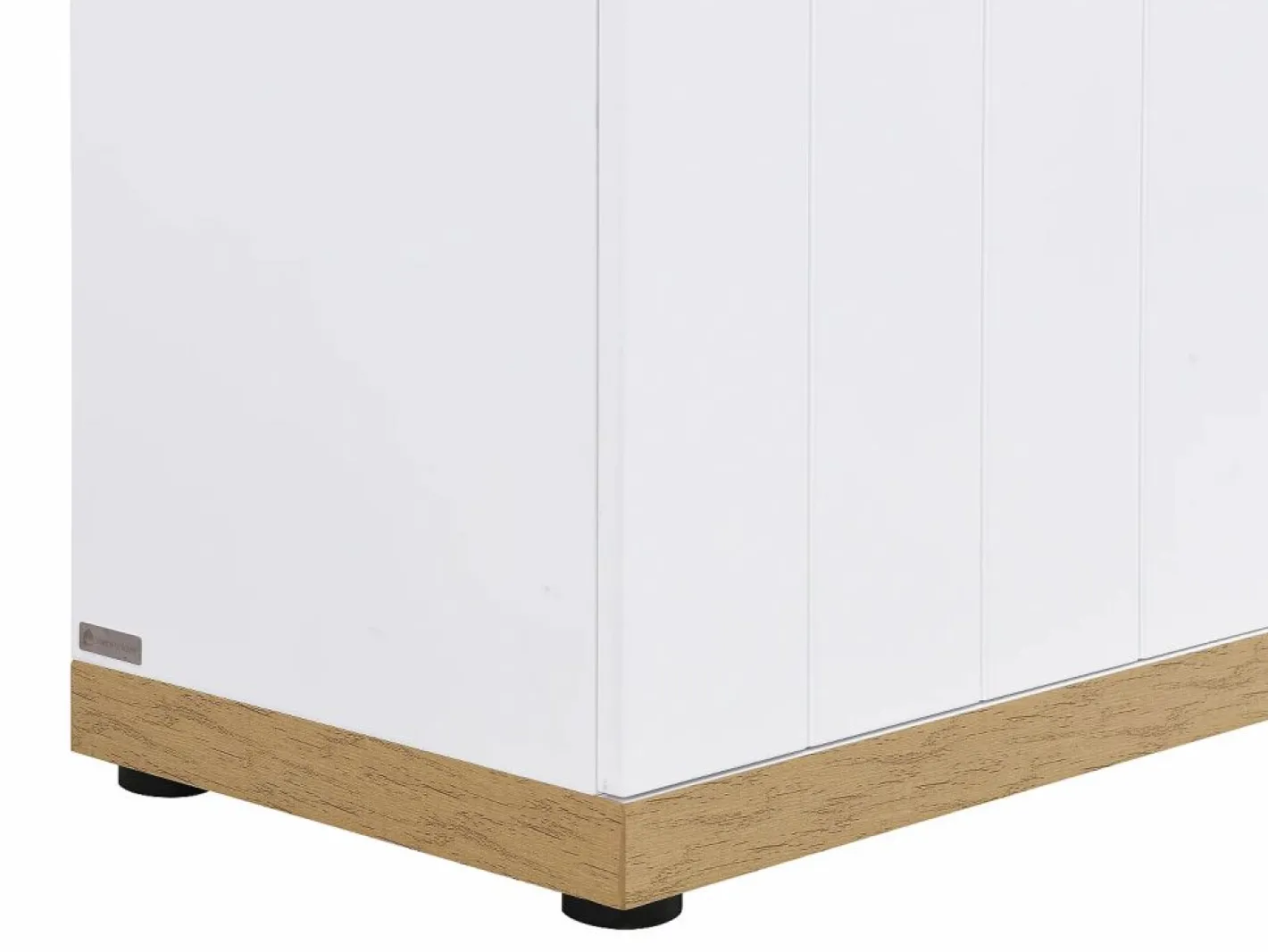 Escritorio de mdf color blanco y natural - DUTASI^Vente-unique Online