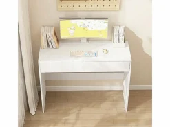 ESCRITORIO DE ORDENADOR MODERNO CON 2 CAJONES MESA DE TOALET 100 CM^ Sale
