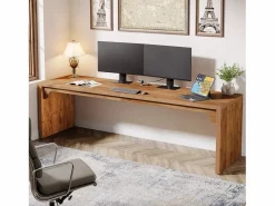 Tribesigns Mesa De Ordenador|Escritorio de ordenador de 180 cm de largo, escritorio de madera extra largo para puesto de trabajo