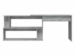 Clicnbuy Escritorio Rinconero|Escritorio esquina madera contrachapada Sonoma 200x50x76cm