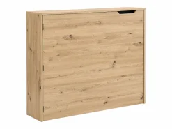 Vente-unique Escritorio esquinero plegable mdf color natural - RELIMY Color natural claro Discount