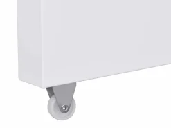 Vente-unique Escritorio extensible con tablero giratorio 360° en MDF lacado en - PAVELO Blanco Sale