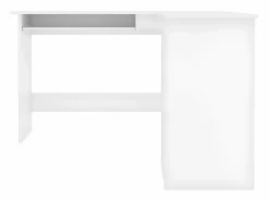 Clicnbuy Escritorio forma de L madera contrachapada 120x140x75 cm Blanco Online