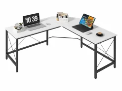 Escritorio Frambuesa diseño esquinero 76x150x150 cm^Homcom Discount