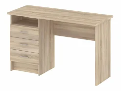 ebuy24 Escritorio Tradicional|Escritorio Fula 3 cajones estructura roble.