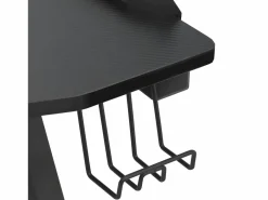 Clicnbuy Escritorio gaming LED con forma de Y 90x60x75 cm Negro Clearance