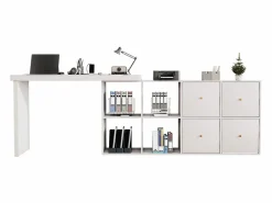 Escritorio giratorio 360° - con 4 cajones - 4 separadores - en MDF -^ModernLuxe Sale