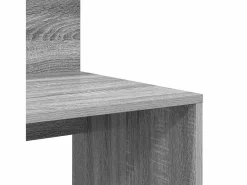 vidaxl Escritorio Sonoma 90 x 48 x 101,5 cm Madera de ingeniería Gris
