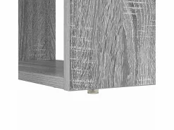 vidaxl Escritorio Sonoma 113 x 54 x 120 cm Madera de ingeniería Gris Sale