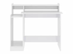 Clicnbuy Mesa Gaming|Escritorio LED madera contrachapada brillo 97x45x90 cm