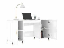 Clicnbuy Escritorio Tradicional|Escritorio madera de ingeniería 140x50x75 cm