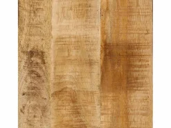 Clicnbuy Escritorio Rinconero|Escritorio madera maciza mango y hierro 165x110x77 cm
