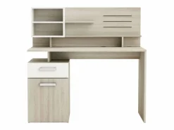 Escritorio Malicia Altillo y Cajón Roble Mate 122x123x60 cm^ Sale