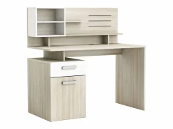 Escritorio Malicia Altillo y Cajón Roble Mate 122x123x60 cm^ Sale