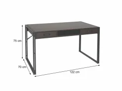 MCW Escritorio -A27, aspecto roble silvestre Color natural oscuro New
