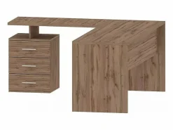 Escritorio moderno de madera 3 cajones New Selina WD^Web furniture Discount