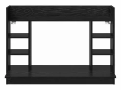 Clicnbuy Escritorio Montado en la Pared Roble 105 x 48 x 75 cm Negro