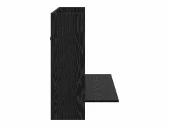 Clicnbuy Escritorio Montado en la Pared Roble 105 x 48 x 75 cm Negro