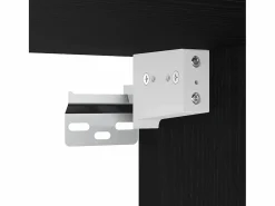 Clicnbuy Escritorio Montado en la Pared Roble 105 x 48 x 75 cm Negro