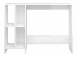 Clicnbuy Mesa De Ordenador|Escritorio notebook contrachapado brillo 102,5x35x75 cm