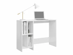 Clicnbuy Mesa De Ordenador|Escritorio notebook contrachapado brillo 102,5x35x75 cm