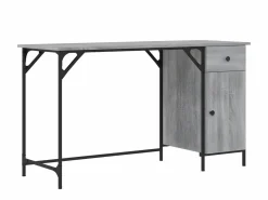 Escritorio ordenador madera ingeniería Sonoma 131x48x75 cm^Clicnbuy Outlet
