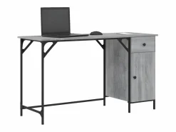 Escritorio ordenador madera ingeniería Sonoma 131x48x75 cm^Clicnbuy Outlet