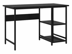Clicnbuy Mesa De Ordenador|Escritorio para ordenador de MDF y metal 105x55x72 cm
