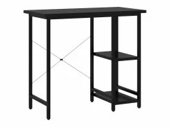 Escritorio para ordenador de MDF y metal 80x40x72 cm^Clicnbuy New
