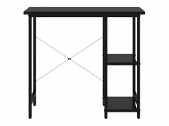 Escritorio para ordenador de MDF y metal 80x40x72 cm^Clicnbuy New