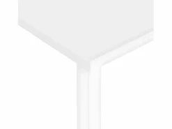 Clicnbuy Escritorio para ordenador de MDF y metal 105x55x72 cm Blanco New